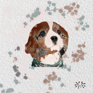Arte para o concurso de Ilustração de Pets